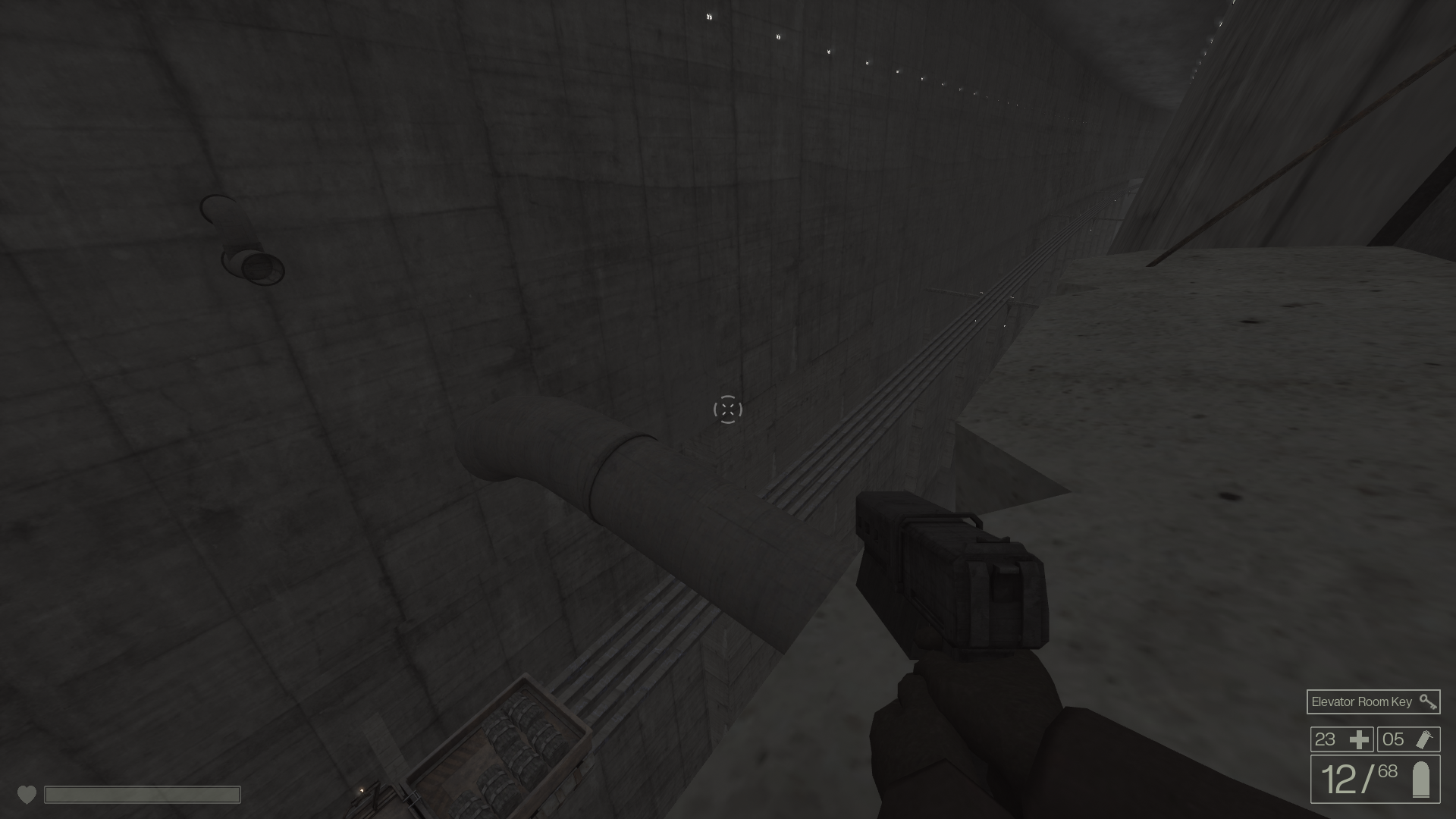 It's hard to express this game in single screenshots (and it's easy to forget to absorb the scale while playing), but it's a big, big place. A very, very large maintenance tunnel with a cargo train1.