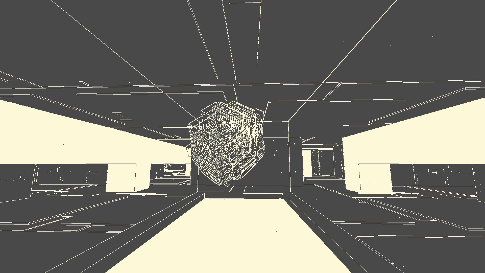 Shapes again! A mess of interlinked squares.